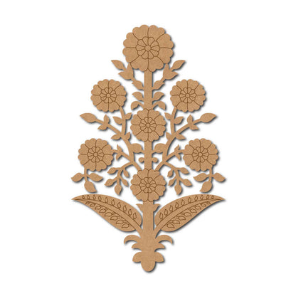 Flower Motif Pre Marked MDF Design 19