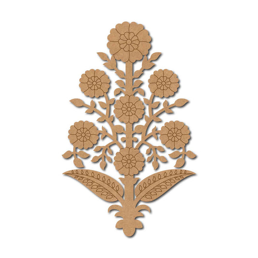 Flower Motif Pre Marked MDF Design 19
