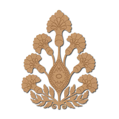 Flower Motif Pre Marked MDF Design 1