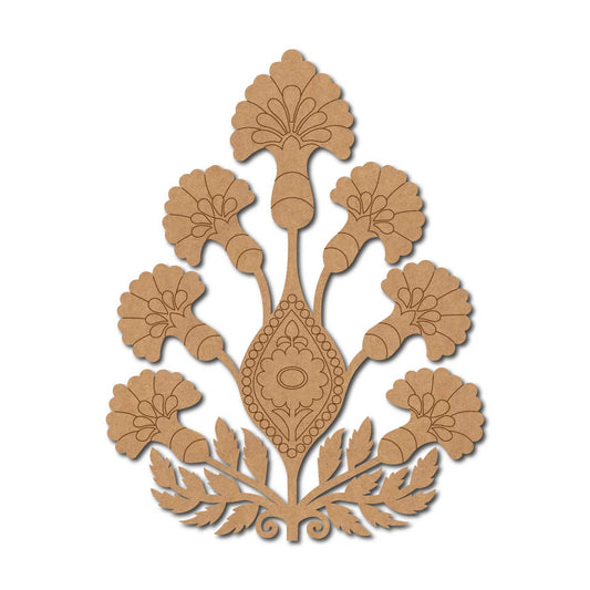 Flower Motif Pre Marked MDF Design 1