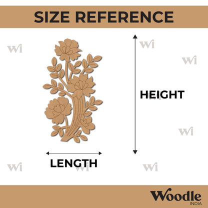 Flower Motif Pre Marked MDF Design 2