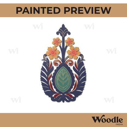 Flower Motif Pre Marked MDF Design 20