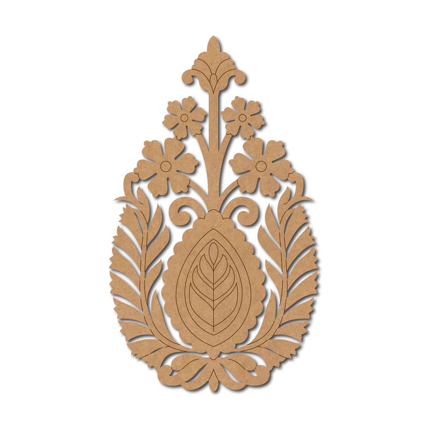Flower Motif Pre Marked MDF Design 20