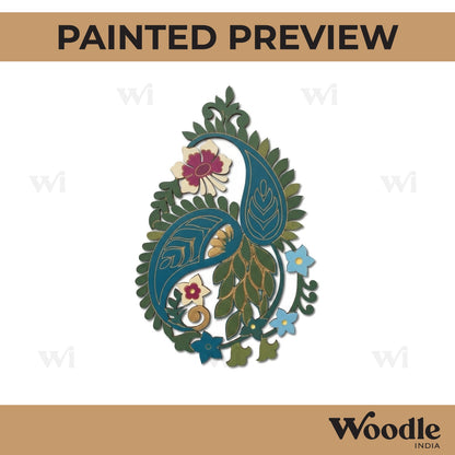 Flower Motif Pre Marked MDF Design 21