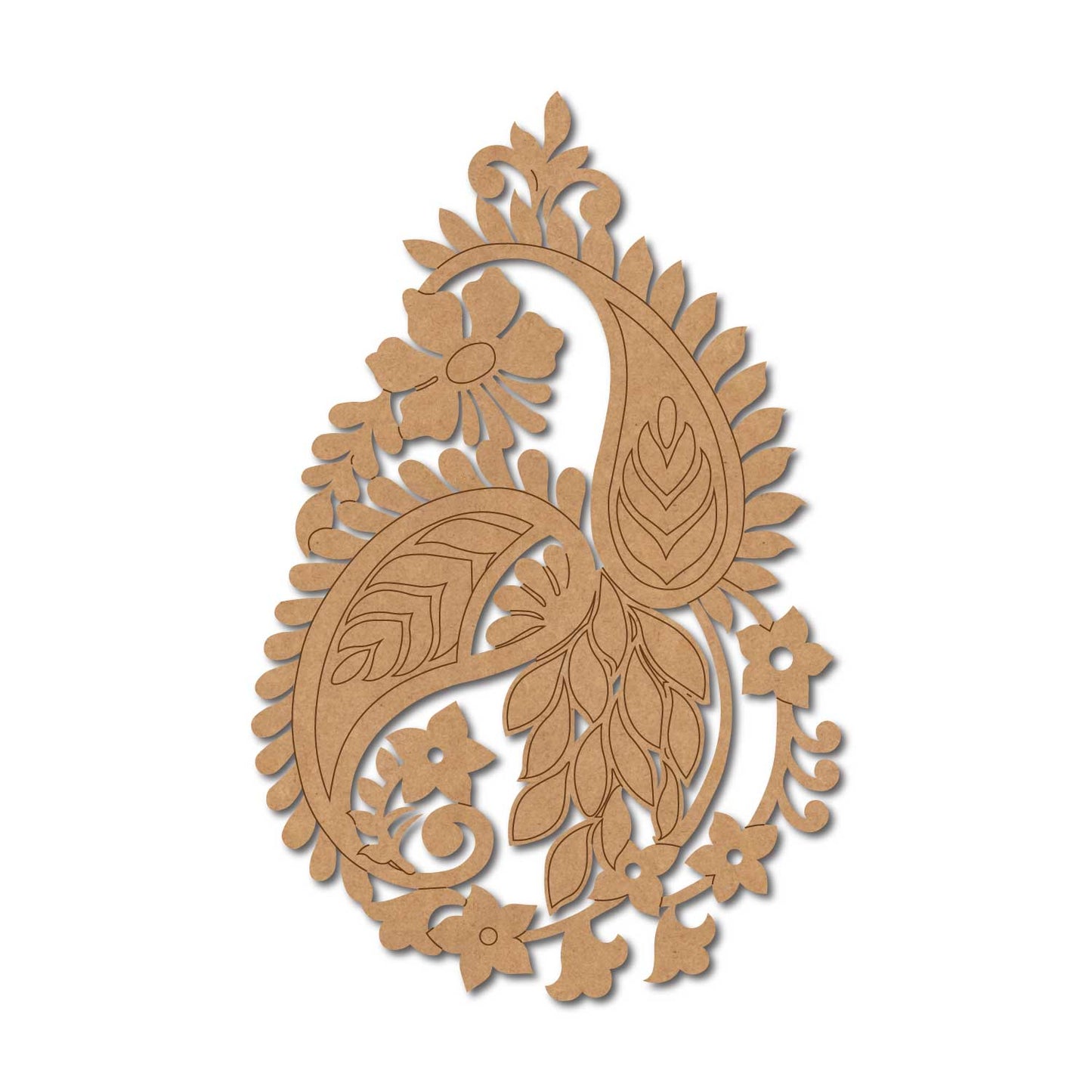 Flower Motif Pre Marked MDF Design 21