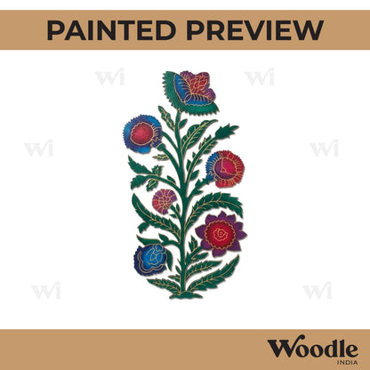 Flower Motif Pre Marked MDF Design 23