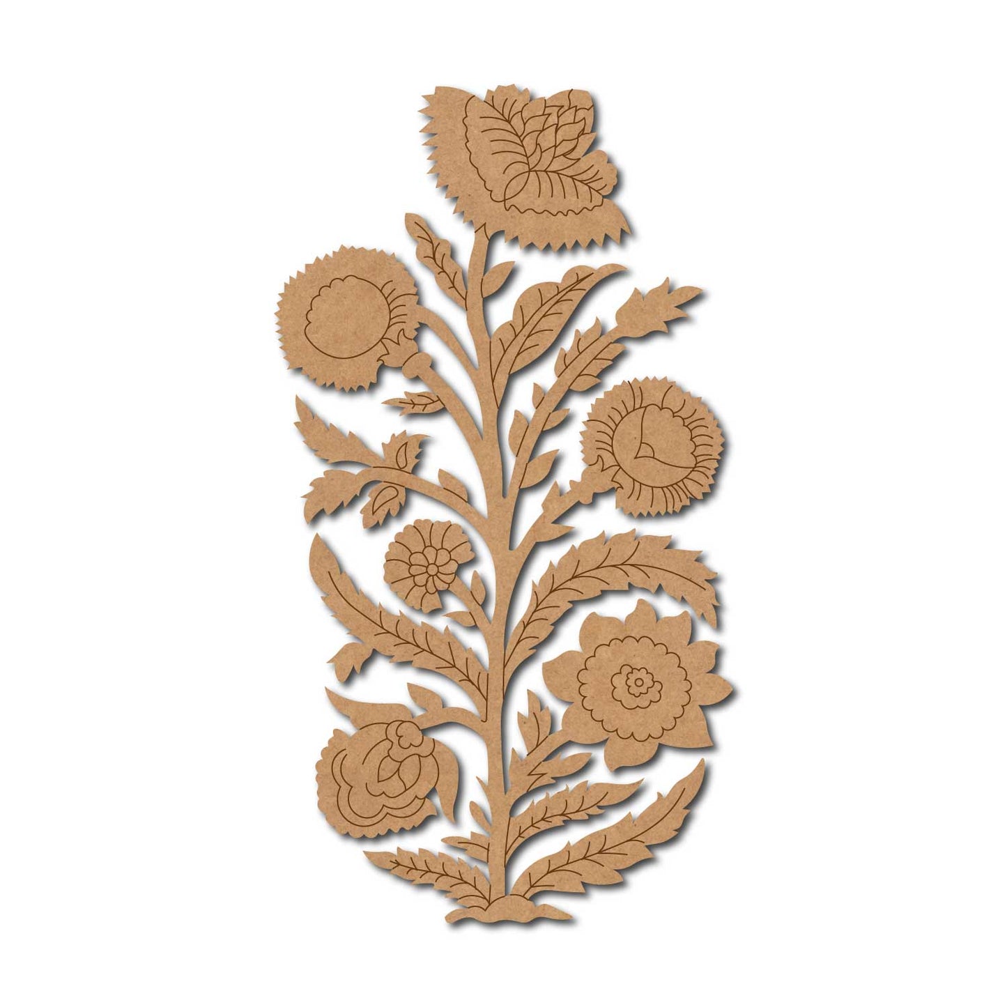 Flower Motif Pre Marked MDF Design 23