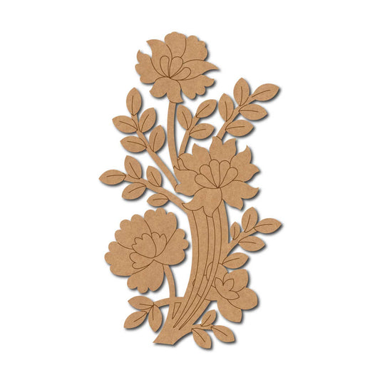 Flower Motif Pre Marked MDF Design 2