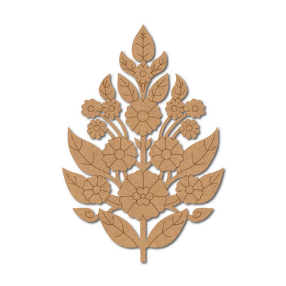 Flower Motif Pre Marked MDF Design 3