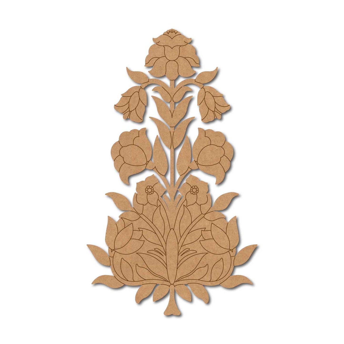 Flower Motif Pre Marked MDF Design 4