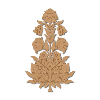 Flower Motif Pre Marked MDF Design 4
