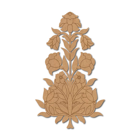 Flower Motif Pre Marked MDF Design 4