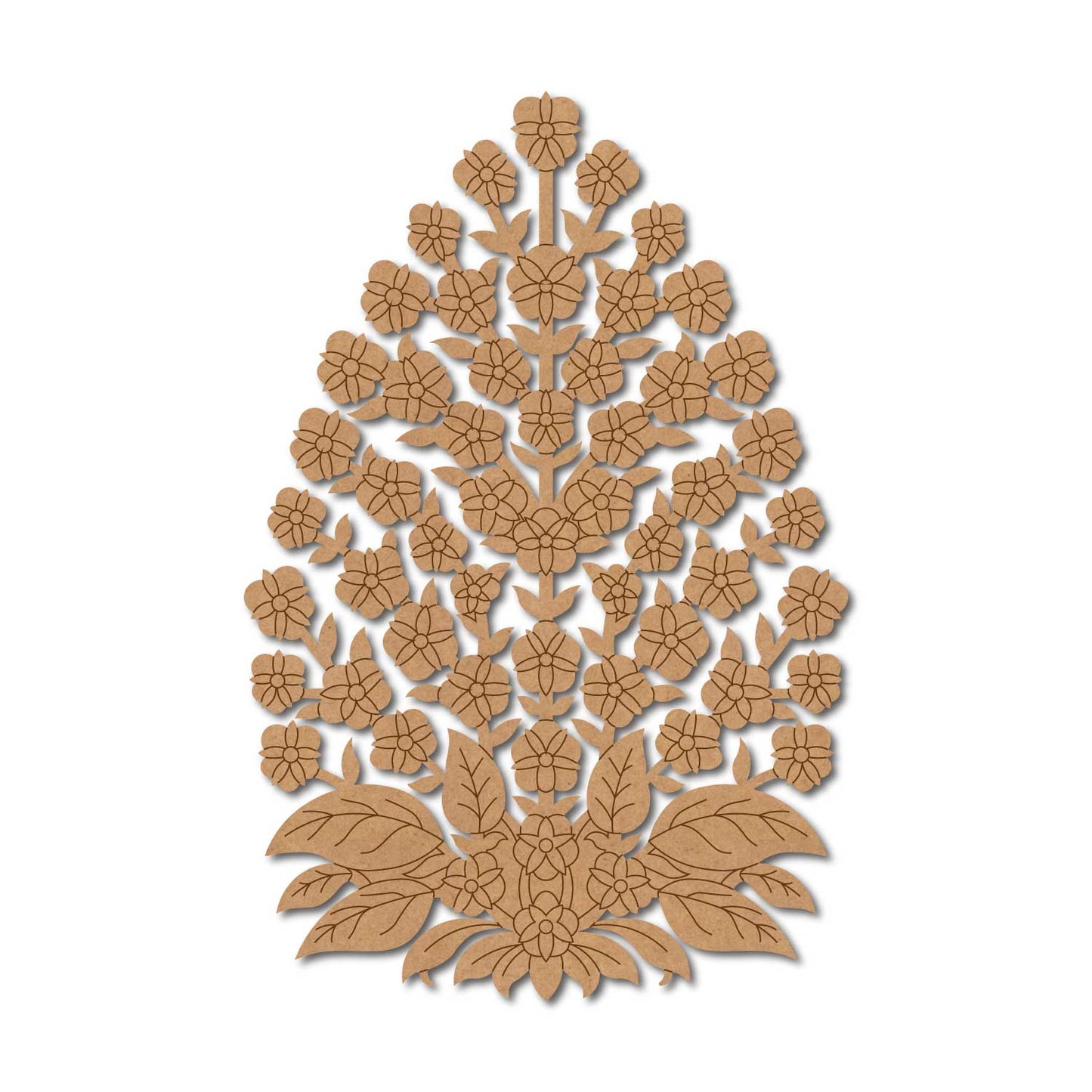 Flower Motif Pre Marked MDF Design 5