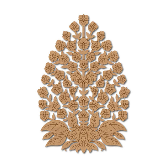 Flower Motif Pre Marked MDF Design 5
