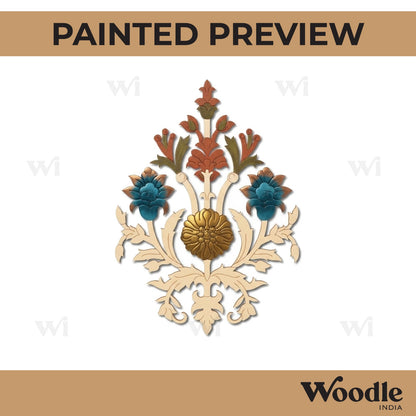 Flower Motif Pre Marked MDF Design 6