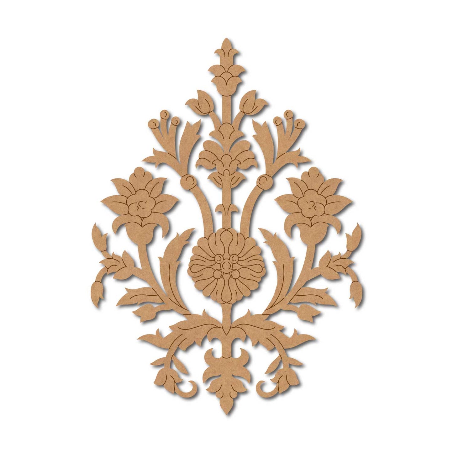 Flower Motif Pre Marked MDF Design 6