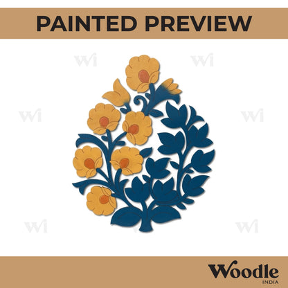 Flower Motif Pre Marked MDF Design 7