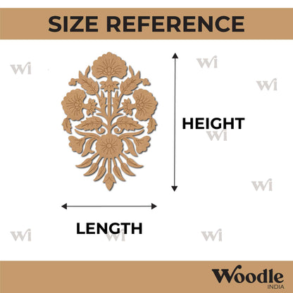 Flower Motif Pre Marked MDF Design 9