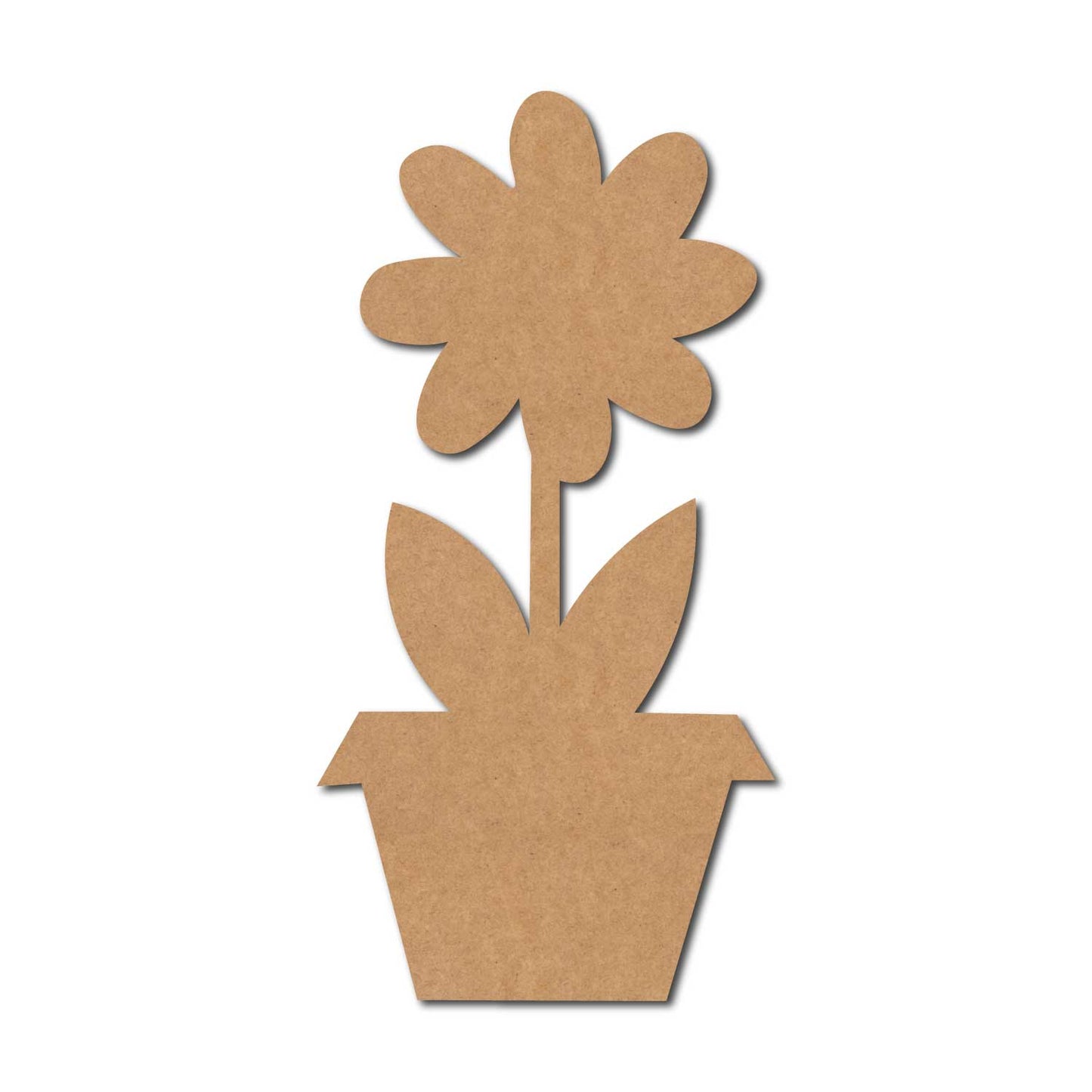 Flower Pot Cutout MDF Design 1