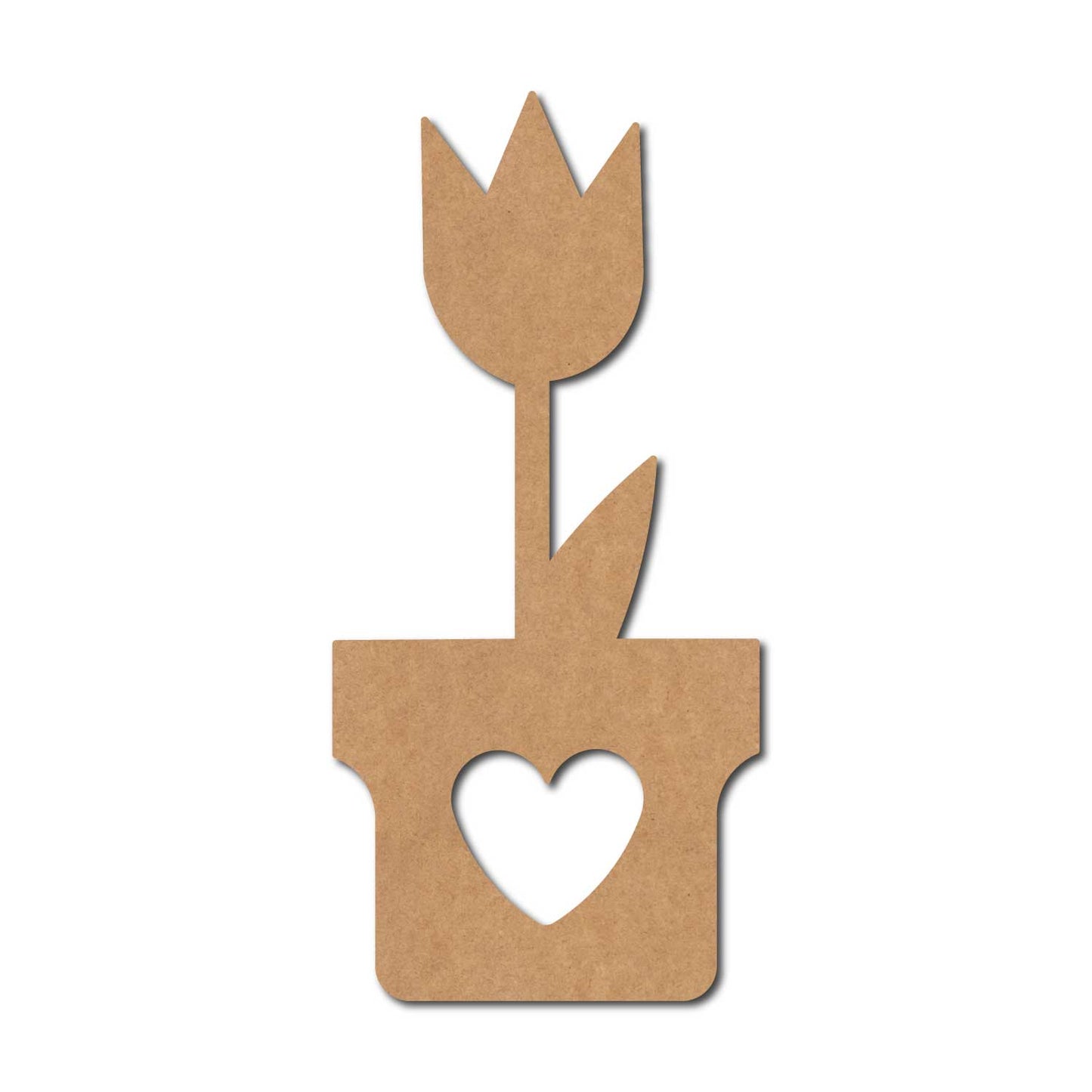 Flower Pot Cutout MDF Design 2