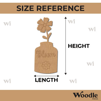 Flower Pot Pre Marked MDF Design 2
