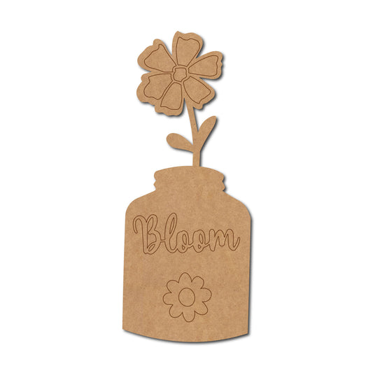Flower Pot Pre Marked MDF Design 2