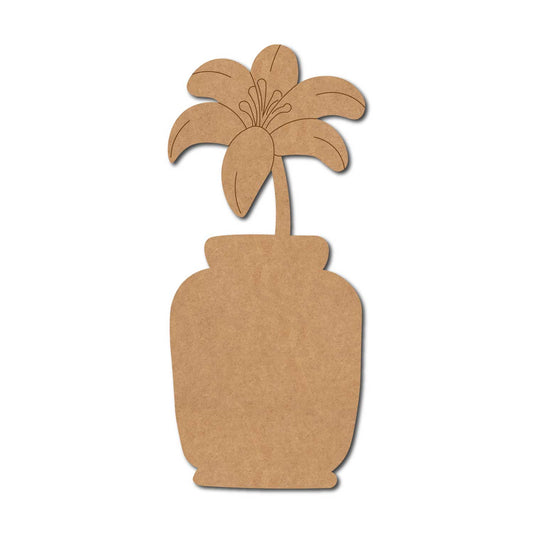 Flower Pot Pre Marked MDF Design 5