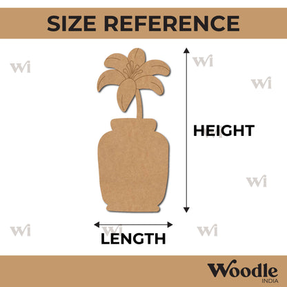 Flower Pot Pre Marked MDF Design 5