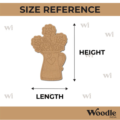 Flower Pot Pre Marked MDF Design 6