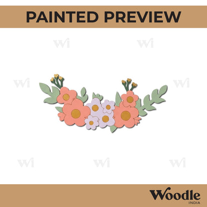 Flower Pre Marked Base MDF Design 1