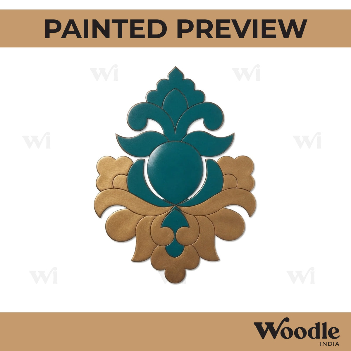 Flower Pre Marked Base MDF Design 10