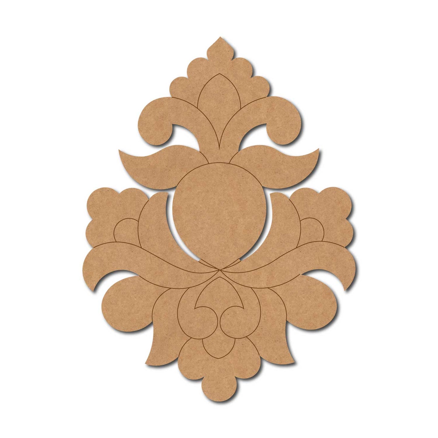 Flower Pre Marked Base MDF Design 10