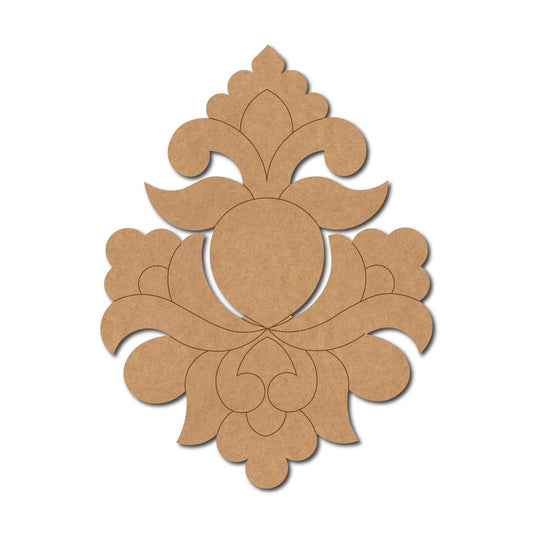 Flower Pre Marked Base MDF Design 10