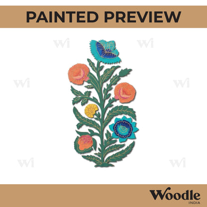 Flower Pre Marked Base MDF Design 11