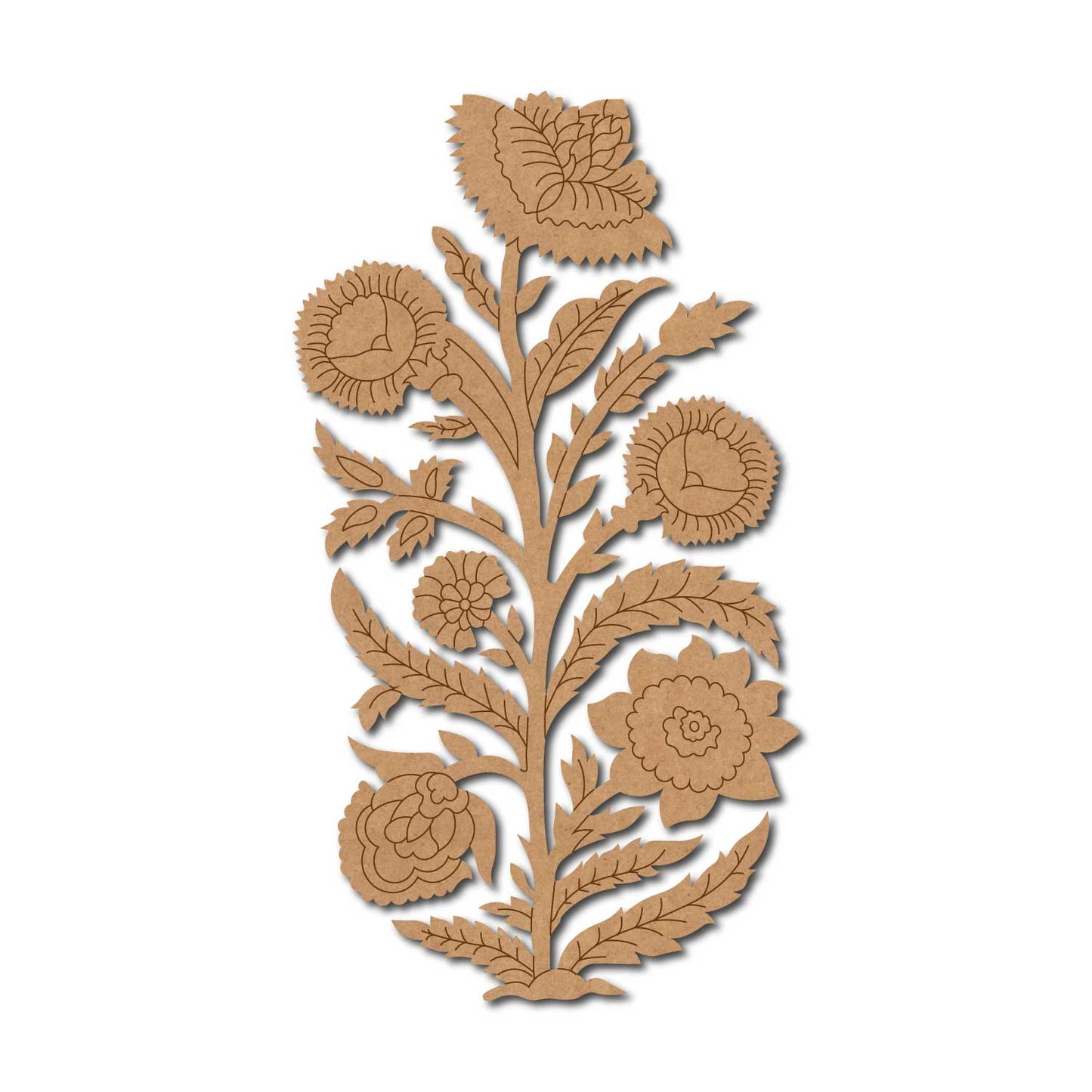 Flower Pre Marked Base MDF Design 11