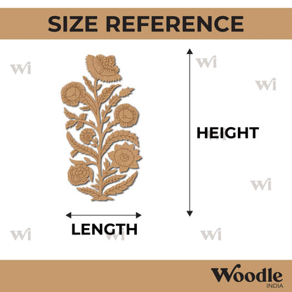 Flower Pre Marked Base MDF Design 11
