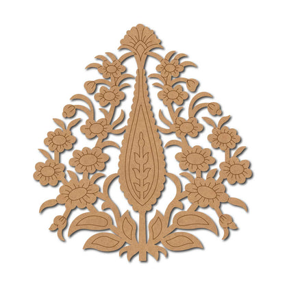 Flower Pre Marked Base MDF Design 12