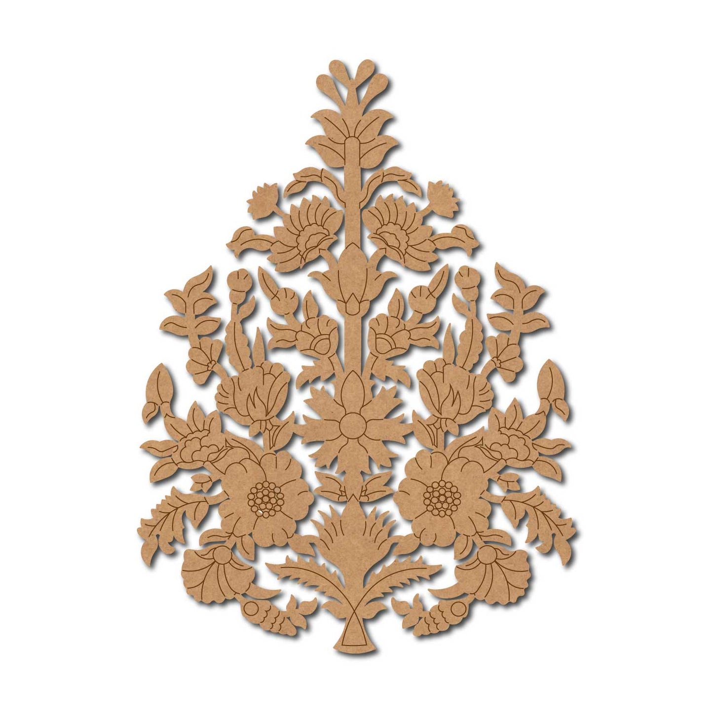 Flower Pre Marked Base MDF Design 13