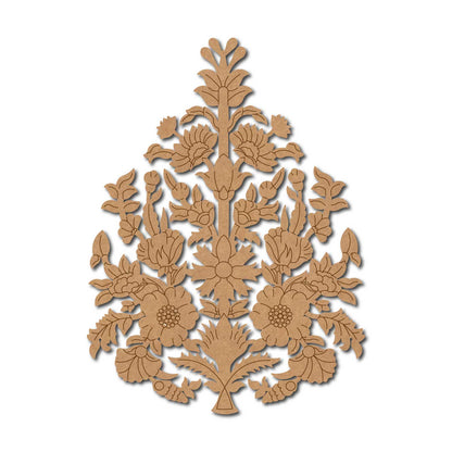 Flower Pre Marked Base MDF Design 13