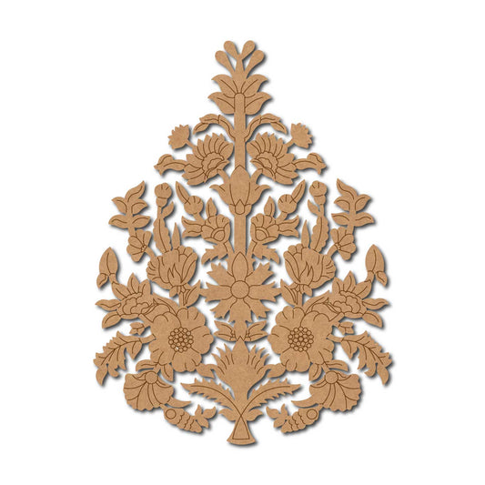 Flower Pre Marked Base MDF Design 13