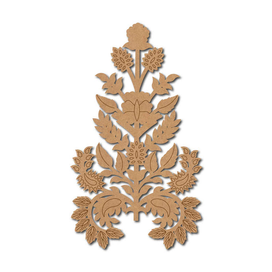 Flower Pre Marked Base MDF Design 8