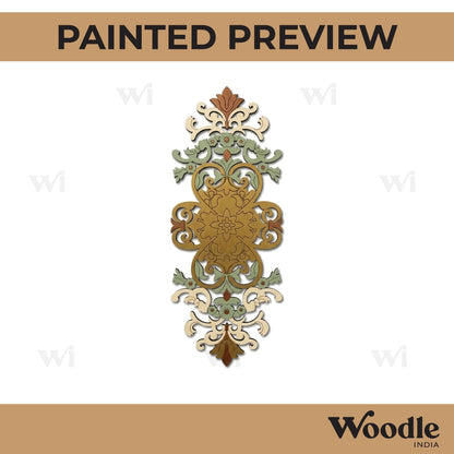 Flower Pre Marked Base MDF Design 9