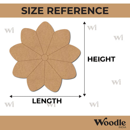 Flower Pre Marked MDF Design 11