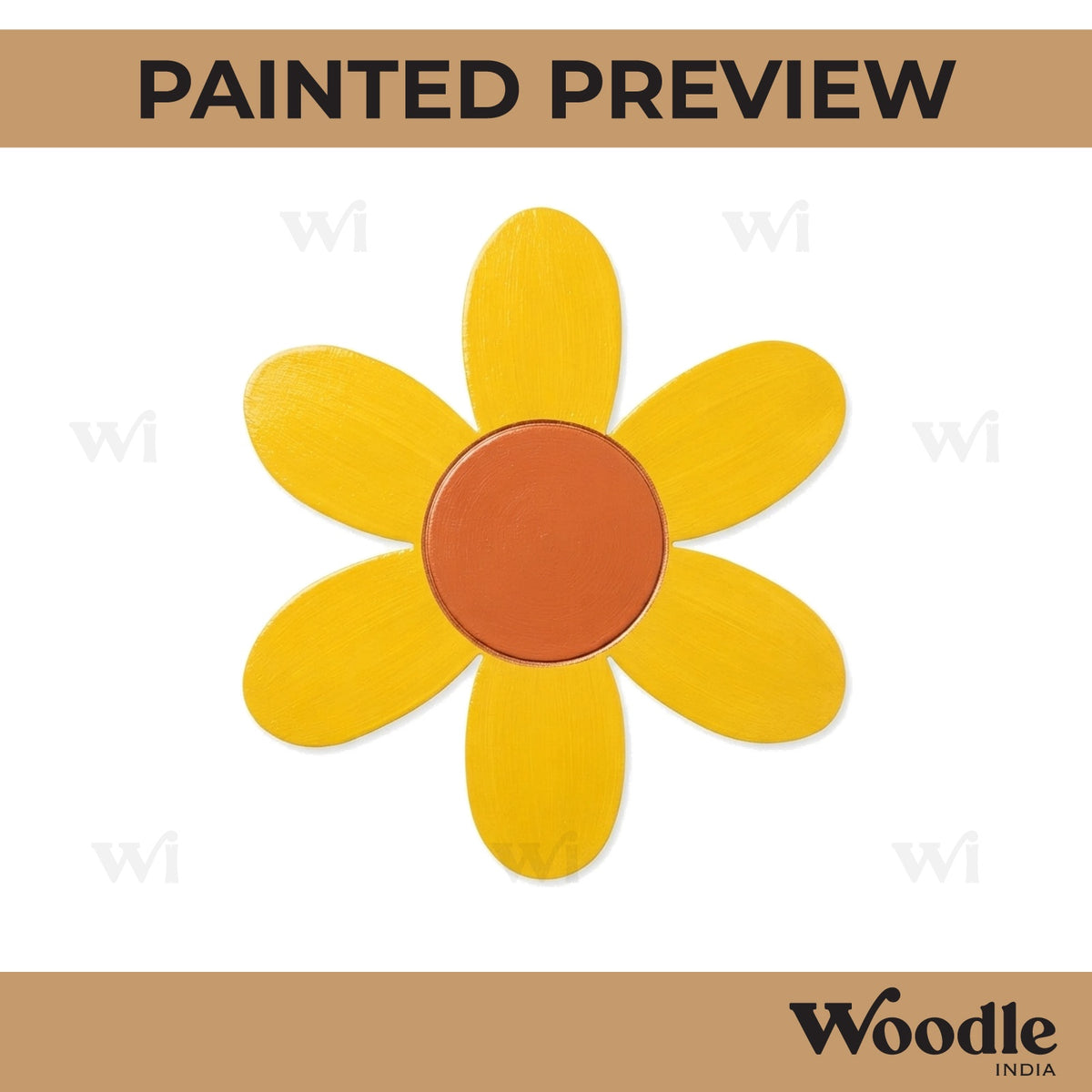 Flower Pre Marked MDF Design 12