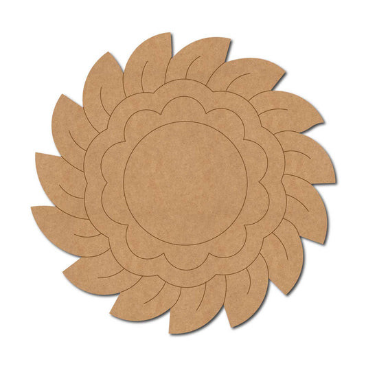 Flower Pre Marked MDF Design 13