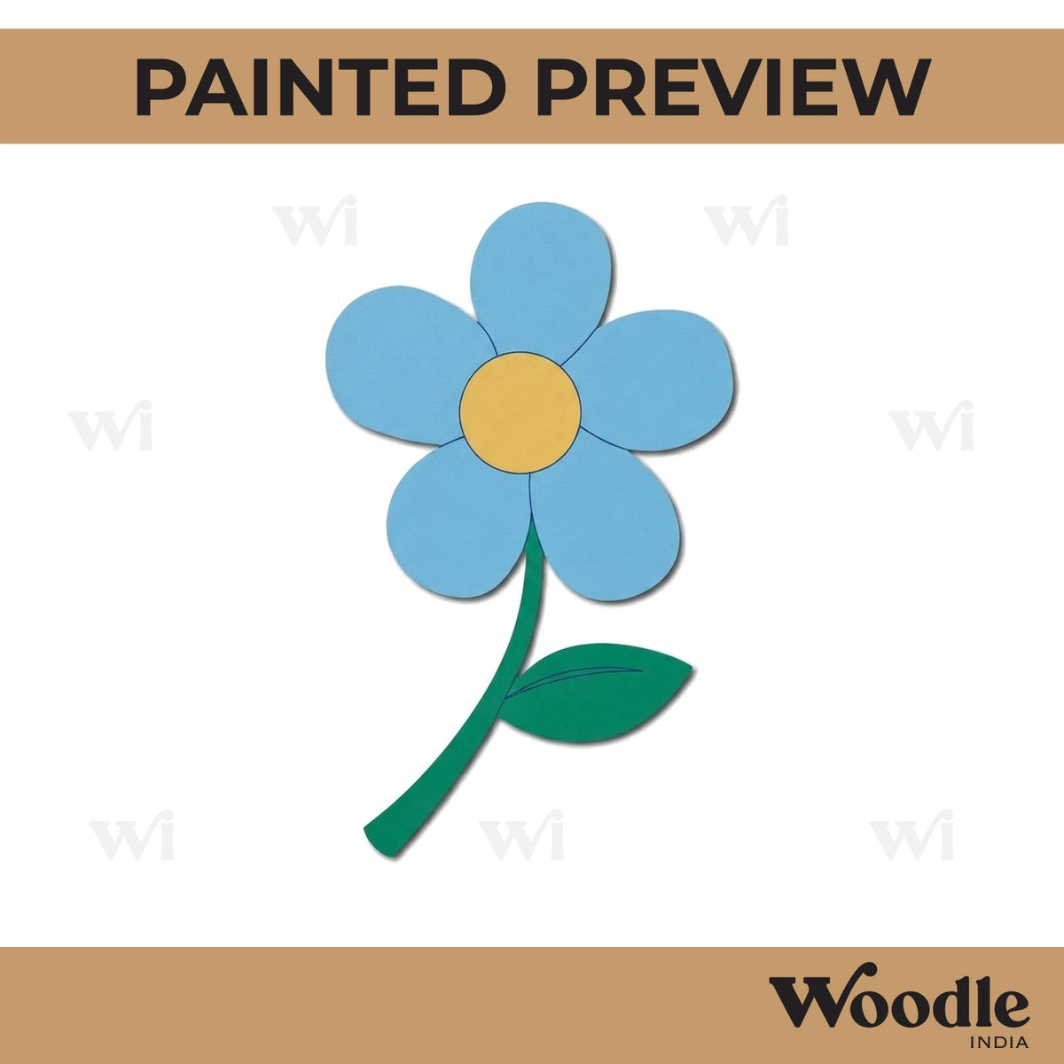 Flower Pre Marked MDF Design 14
