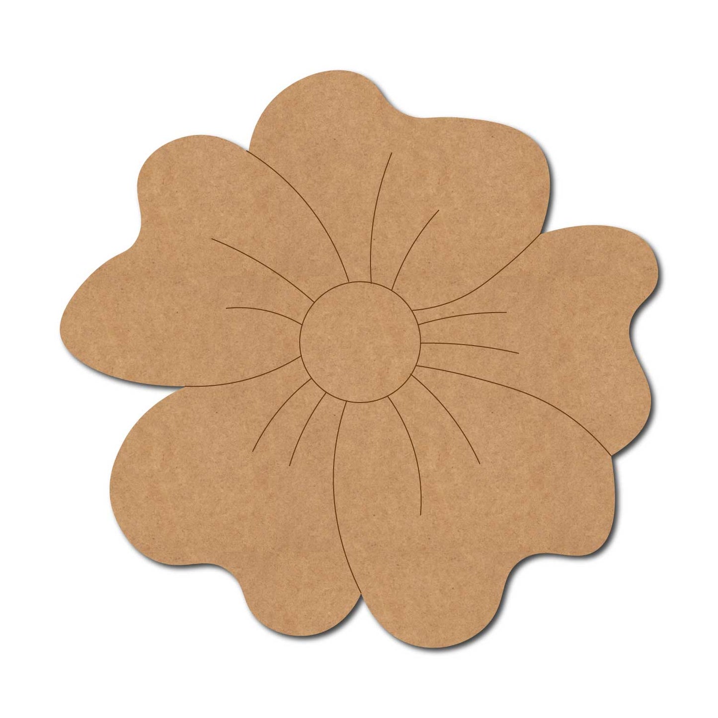 Flower Pre Marked MDF Design 17
