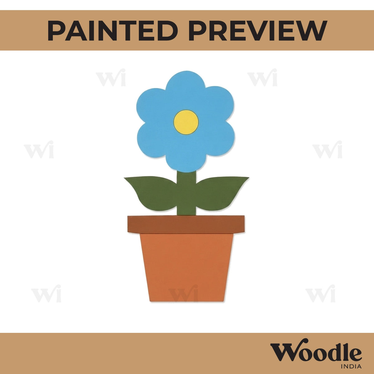 Flower Pre Marked MDF Design 2