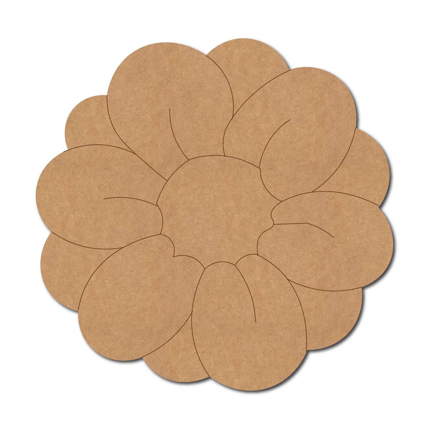 Flower Pre Marked MDF Design 22