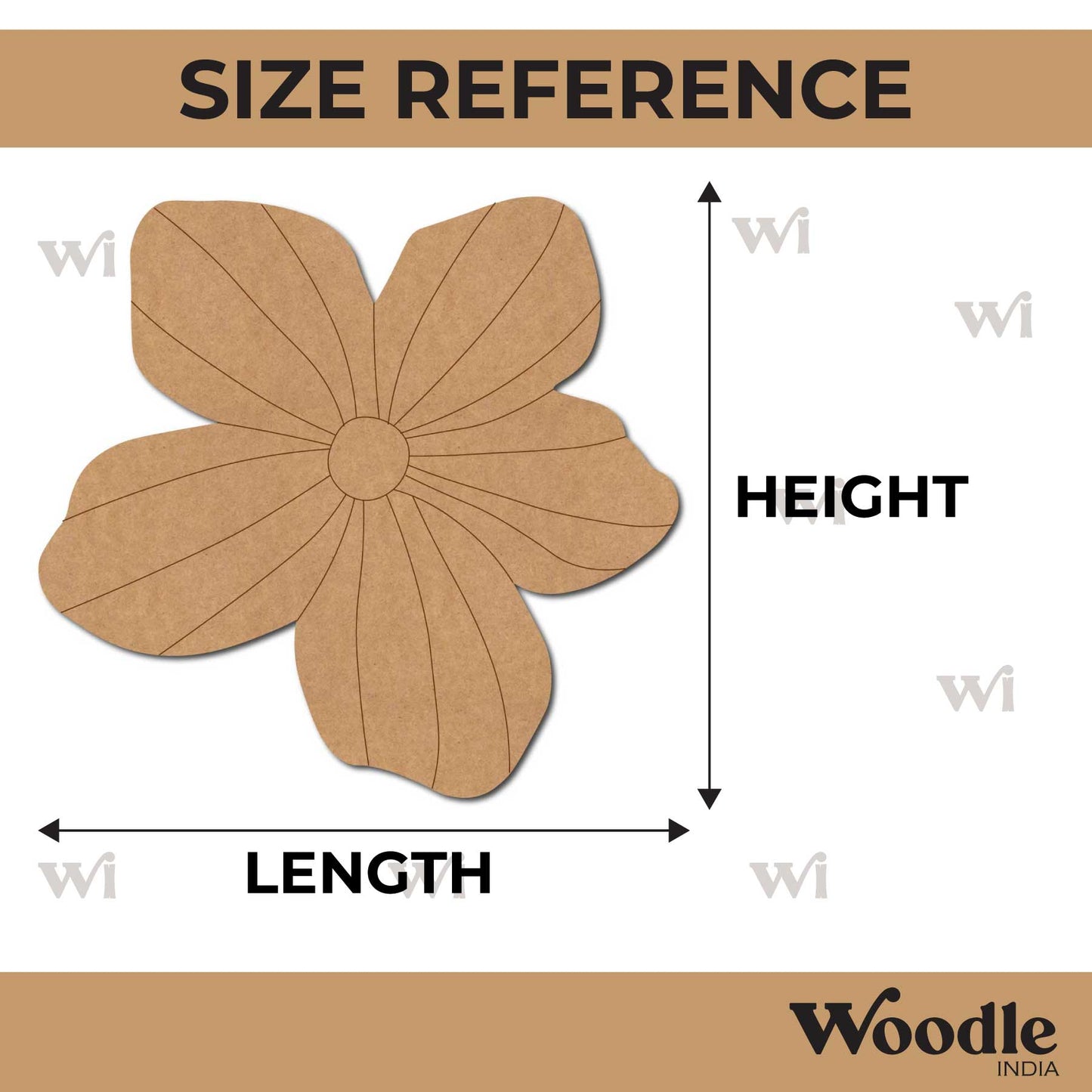 Flower Pre Marked MDF Design 24